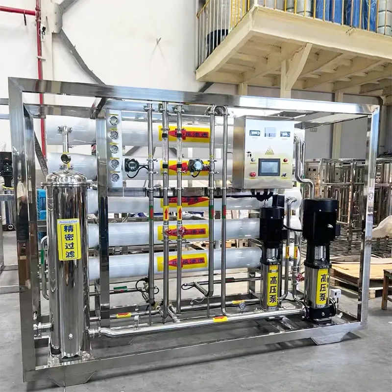 Leibhéal 2 Trealamh Fíor-Uisce Droim Osmóis Do Thionscal an Bhia